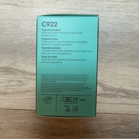 Logitech C922 Pro Stream 1080 Video Streaming, Recording and Video Calling Black - Picture 2 of 12